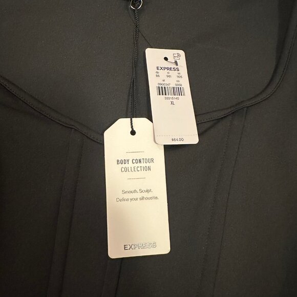 NWT Express Body Contour High Compression Long Sleeve Corset Top - size XL - Picture 4 of 5